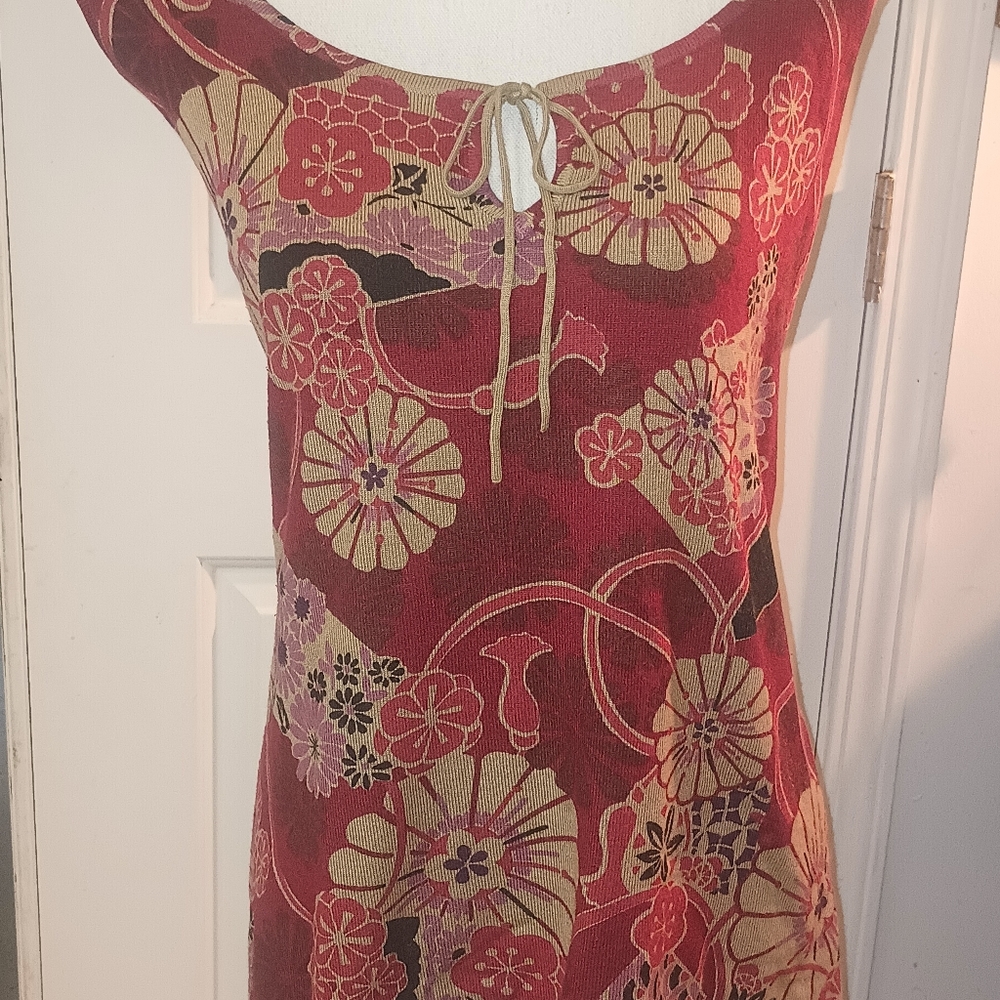 Floral Knit Sleeveless Top